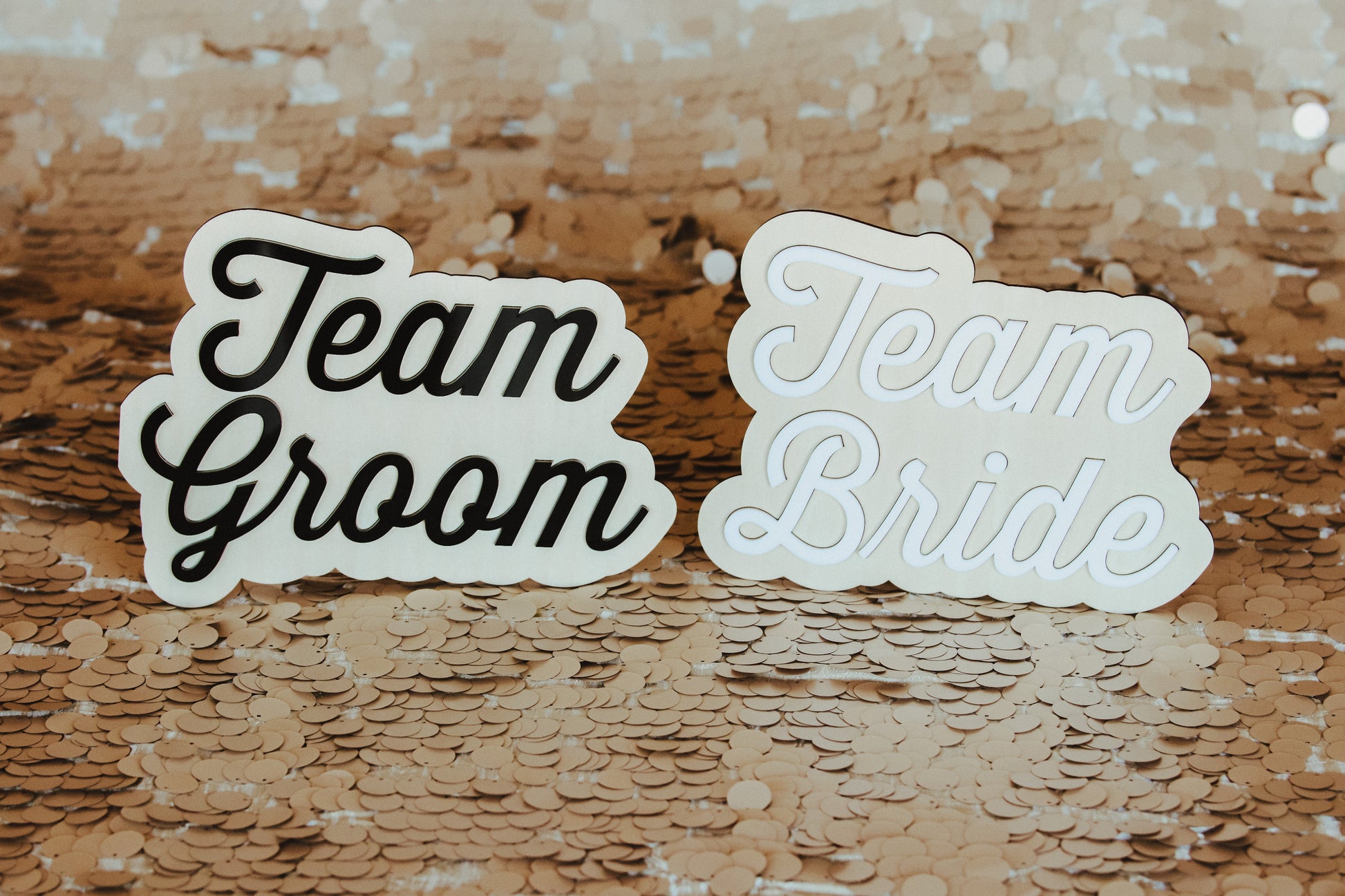 Wedding Photo Booth Props with High Quality Acrylic and Wood can be Customized for Your Event