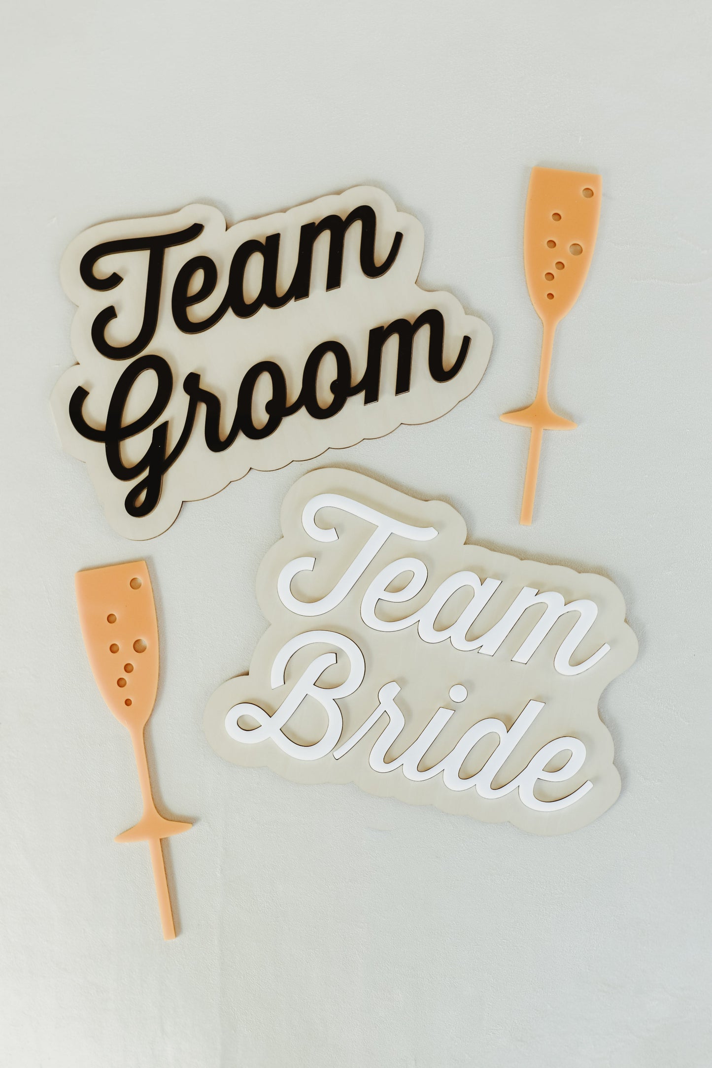 Your Wedding Photo Booth Will Be Extra Amazing and Keep Everyone Talking with Awesome Props Made From High Quality Acrylic to Last All Night Long