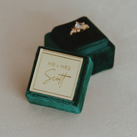 Get the Perfect Bridal Shower Gift with a New Ring Box for the Mr and Mrs to Show Off Their Rings for the Wedding