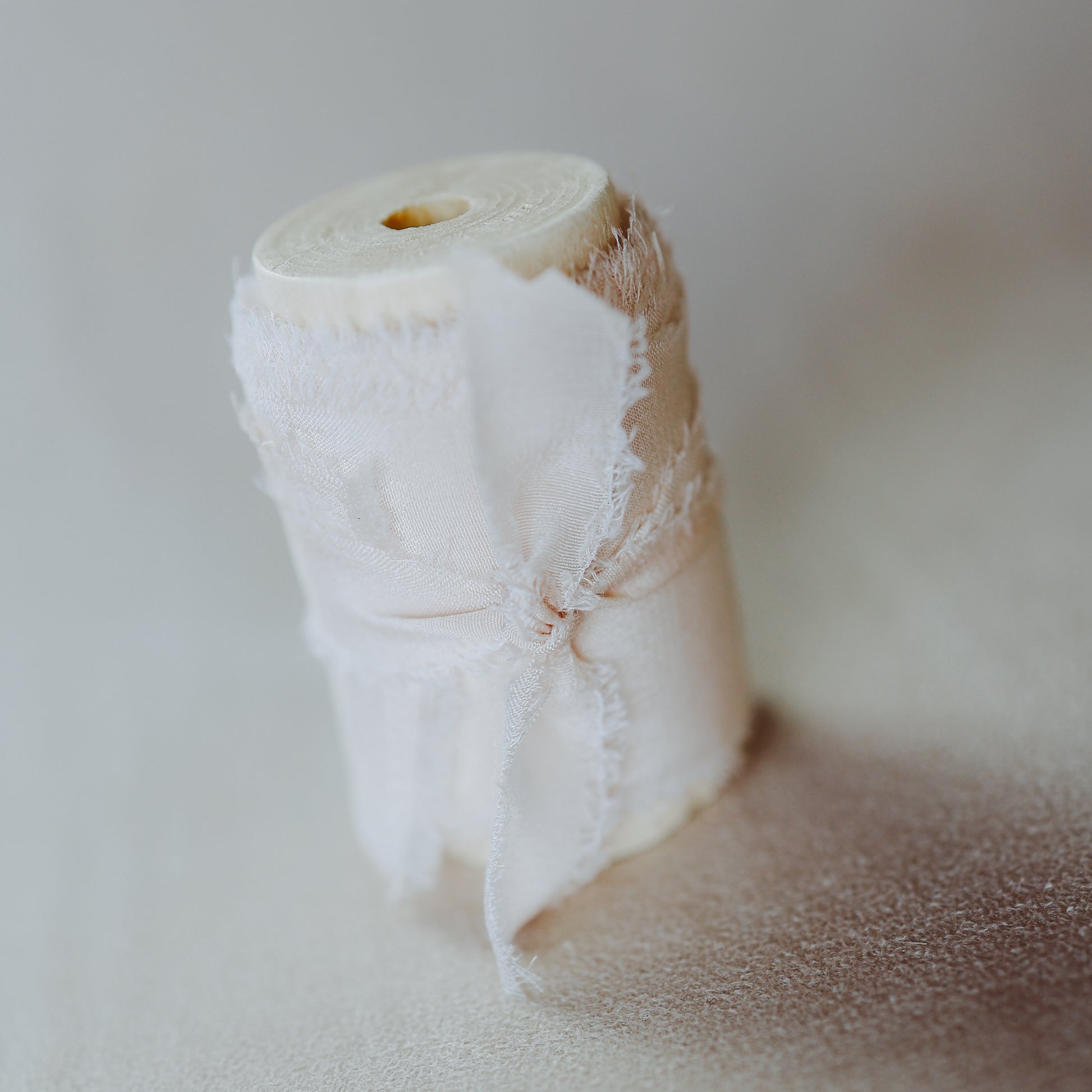 Delicate Raw Edge Ribbon for Wedding Details and Decor