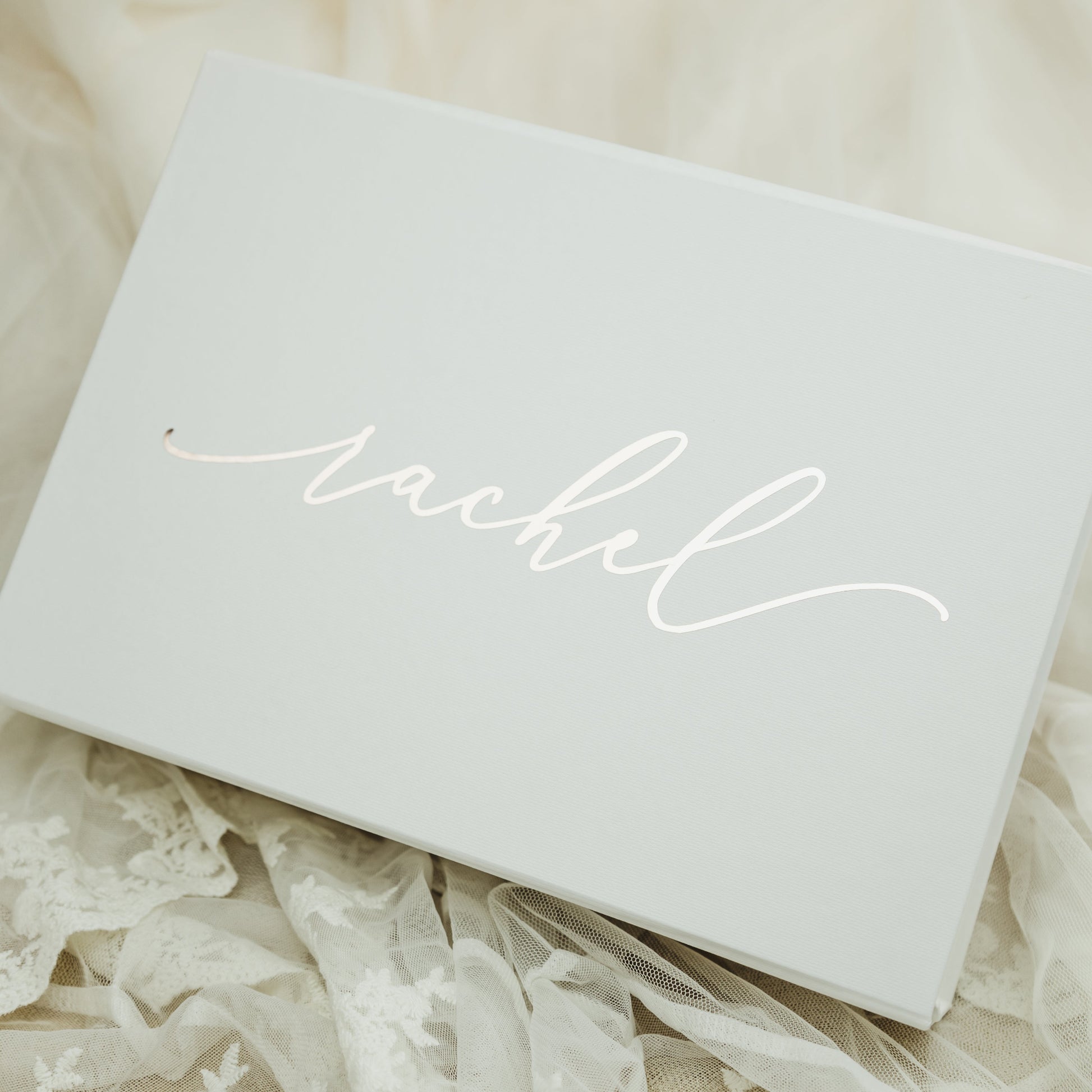 Bridesmaid Gift Box with Personalized Name in Calligraphy