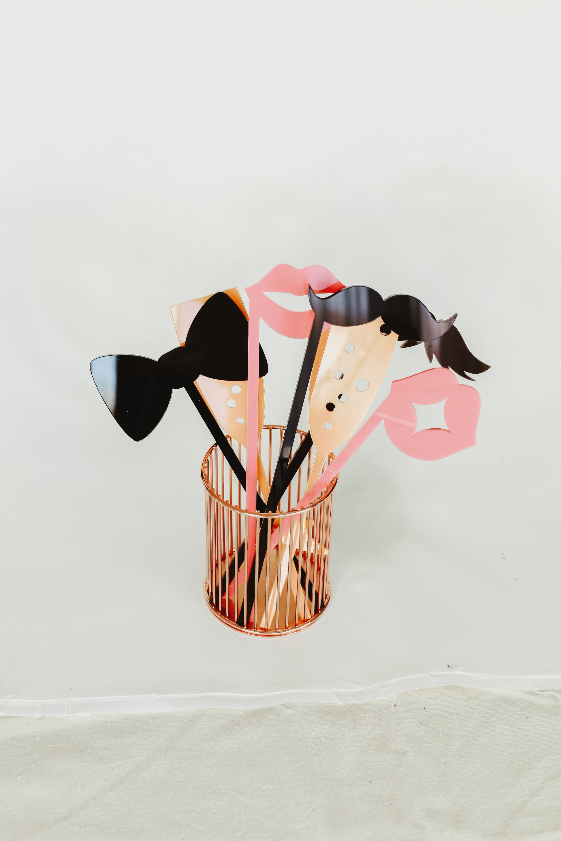 High Quality Photo Booth Props that are Made to Party Lips Mustaches Champagne Flutes and More