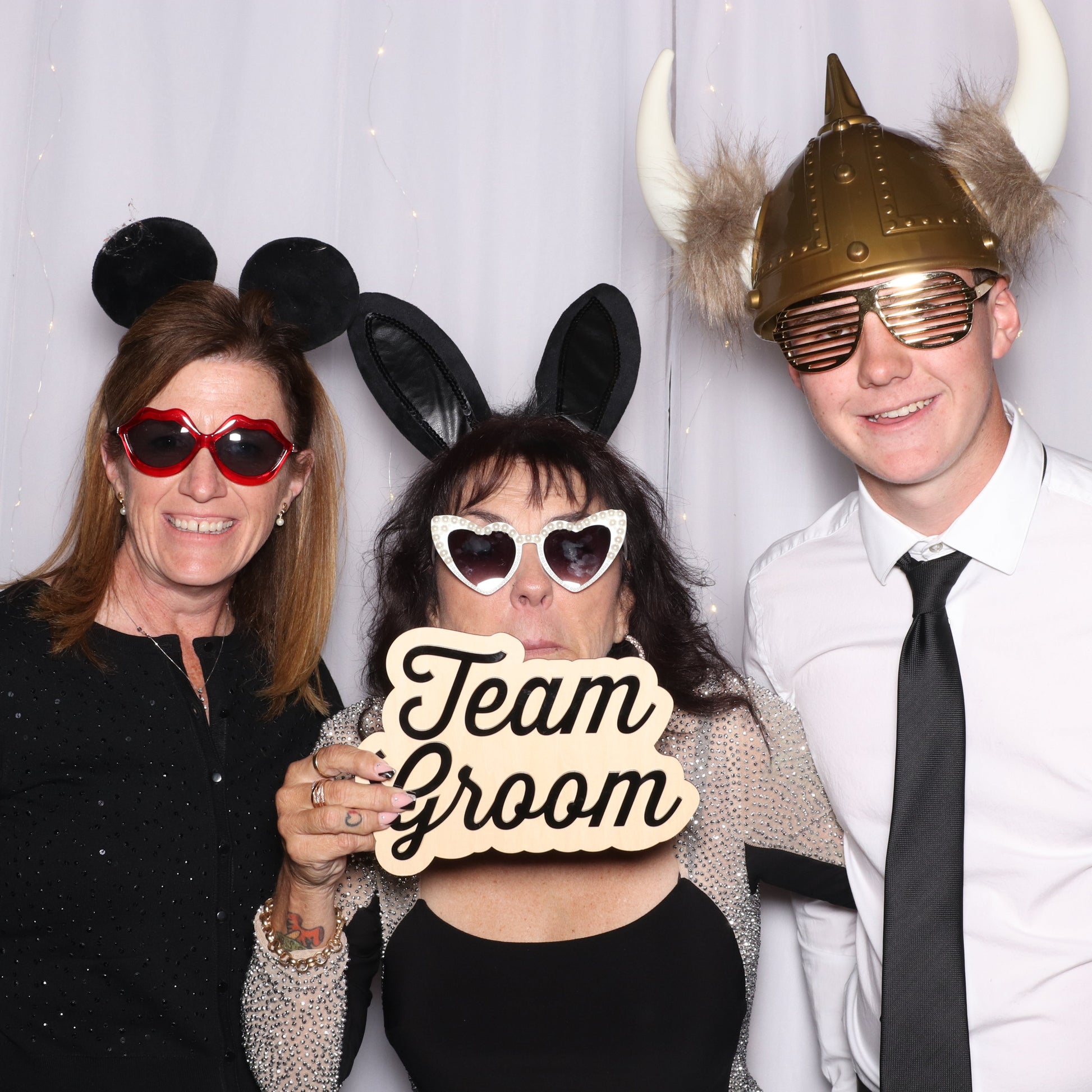 Show Your Love for the Groom with Fun Photo Booth Signs that Can be Customized for your Event from Ribbon & Rings
