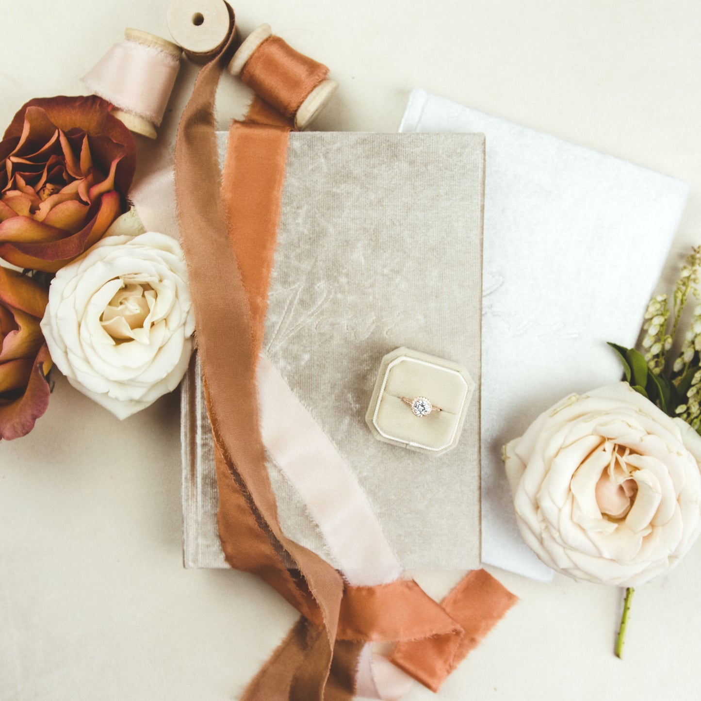 Write Your Vows in a Beautiful Velvet Vow Book that Will Look Great in Photos and Become a Lasting Keepsake Long Past your Wedding Day
