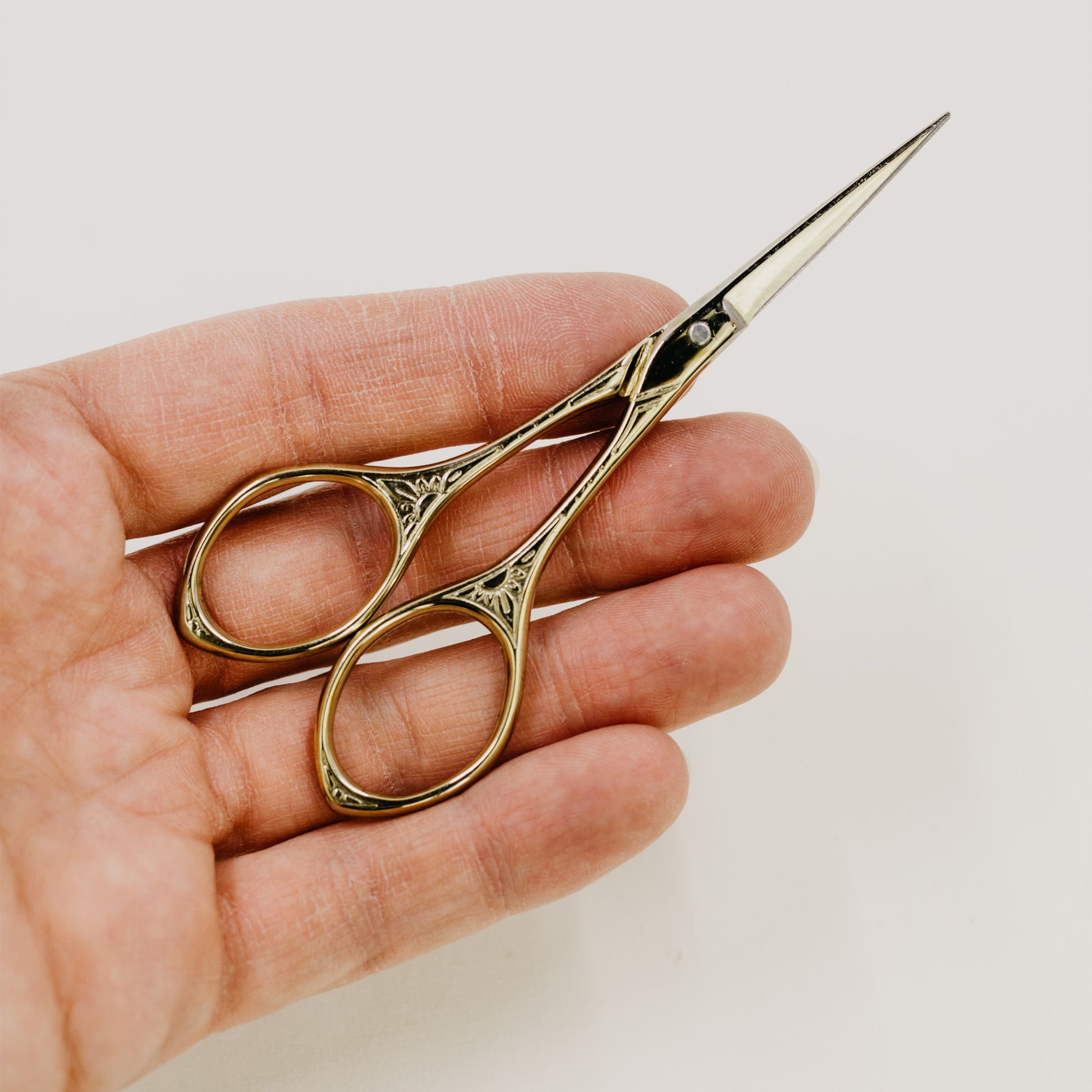 Wedding Flat Lay Photography Accessories Small Gold Scissors