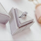 Flat Lay Photography Props for Styling Wedding Detail Photos Triangle Ring Box